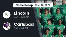 Recap: Lincoln  vs. Carlsbad  2022