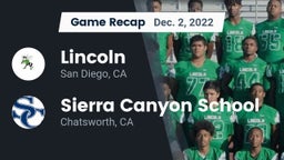 Recap: Lincoln  vs. Sierra Canyon School 2022