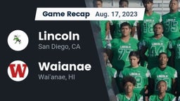 Recap: Lincoln  vs. Waianae  2023