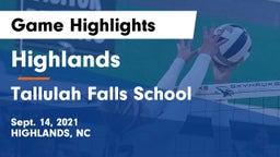 Highlands  vs Tallulah Falls School Game Highlights - Sept. 14, 2021