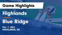 Highlands  vs Blue Ridge Game Highlights - Oct. 7, 2021