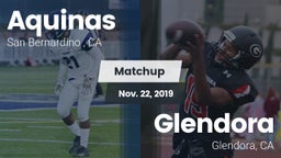 Matchup: Aquinas   vs. Glendora  2019