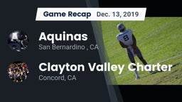 Recap: Aquinas   vs. Clayton Valley Charter  2019