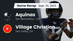 Recap: Aquinas   vs. Village Christian  2023