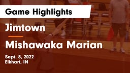 Jimtown  vs Mishawaka Marian Game Highlights - Sept. 8, 2022