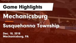 Mechanicsburg  vs Susquehanna Township  Game Highlights - Dec. 18, 2018