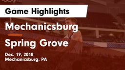 Mechanicsburg  vs Spring Grove  Game Highlights - Dec. 19, 2018