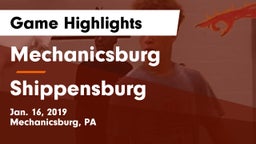 Mechanicsburg  vs Shippensburg  Game Highlights - Jan. 16, 2019
