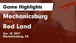 Mechanicsburg  vs Red Land  Game Highlights - Jan. 18, 2019