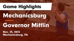 Mechanicsburg  vs Governor Mifflin   Game Highlights - Nov. 25, 2023