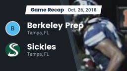 Recap: Berkeley Prep  vs. Sickles  2018