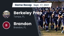 Recap: Berkeley Prep  vs. Brandon  2021