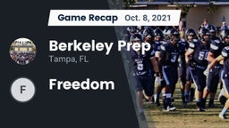 Recap: Berkeley Prep  vs. Freedom 2021