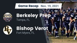 Recap: Berkeley Prep  vs. Bishop Verot  2021