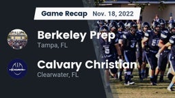 Recap: Berkeley Prep  vs. Calvary Christian  2022