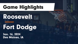 Roosevelt  vs Fort Dodge  Game Highlights - Jan. 16, 2024