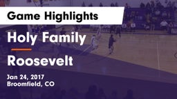 Holy Family  vs Roosevelt  Game Highlights - Jan 24, 2017