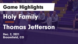 Holy Family  vs Thomas Jefferson  Game Highlights - Dec. 2, 2021