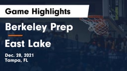 Berkeley Prep  vs East Lake  Game Highlights - Dec. 28, 2021