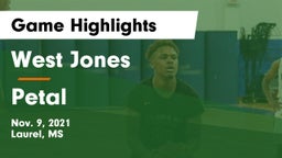 West Jones  vs Petal  Game Highlights - Nov. 9, 2021