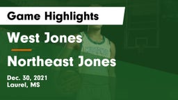 West Jones  vs Northeast Jones  Game Highlights - Dec. 30, 2021