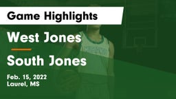 West Jones  vs South Jones  Game Highlights - Feb. 15, 2022