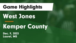 West Jones  vs Kemper County  Game Highlights - Dec. 9, 2023