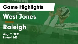 West Jones  vs Raleigh  Game Highlights - Aug. 7, 2023