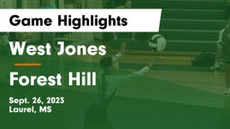 West Jones  vs Forest Hill Game Highlights - Sept. 26, 2023