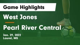 West Jones  vs Pearl River Central  Game Highlights - Jan. 29, 2022