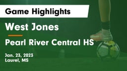 West Jones  vs Pearl River Central HS Game Highlights - Jan. 23, 2023