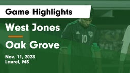 West Jones  vs Oak Grove  Game Highlights - Nov. 11, 2023