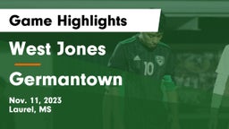 West Jones  vs Germantown  Game Highlights - Nov. 11, 2023