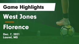 West Jones  vs Florence  Game Highlights - Dec. 7, 2021
