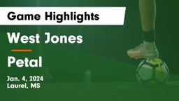 West Jones  vs Petal  Game Highlights - Jan. 4, 2024