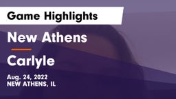 New Athens  vs Carlyle  Game Highlights - Aug. 24, 2022