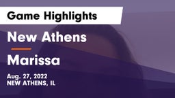 New Athens  vs Marissa  Game Highlights - Aug. 27, 2022