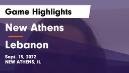 New Athens  vs Lebanon Game Highlights - Sept. 15, 2022
