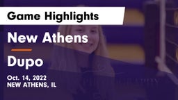 New Athens  vs Dupo  Game Highlights - Oct. 14, 2022