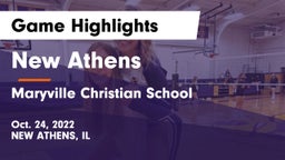 New Athens  vs Maryville Christian School Game Highlights - Oct. 24, 2022