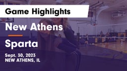 New Athens  vs Sparta  Game Highlights - Sept. 30, 2023