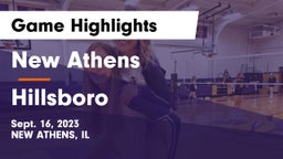 New Athens  vs Hillsboro Game Highlights - Sept. 16, 2023