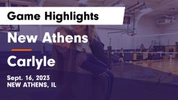 New Athens  vs Carlyle  Game Highlights - Sept. 16, 2023