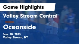 Valley Stream Central  vs Oceanside  Game Highlights - Jan. 20, 2023