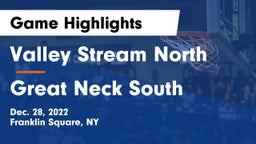 Valley Stream North  vs Great Neck South  Game Highlights - Dec. 28, 2022