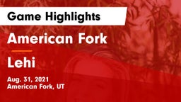 American Fork  vs Lehi  Game Highlights - Aug. 31, 2021