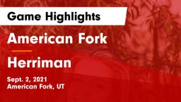 American Fork  vs Herriman  Game Highlights - Sept. 2, 2021