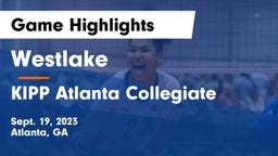 Westlake  vs KIPP Atlanta Collegiate Game Highlights - Sept. 19, 2023