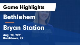 Bethlehem  vs Bryan Station  Game Highlights - Aug. 28, 2021