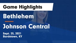 Bethlehem  vs Johnson Central  Game Highlights - Sept. 25, 2021